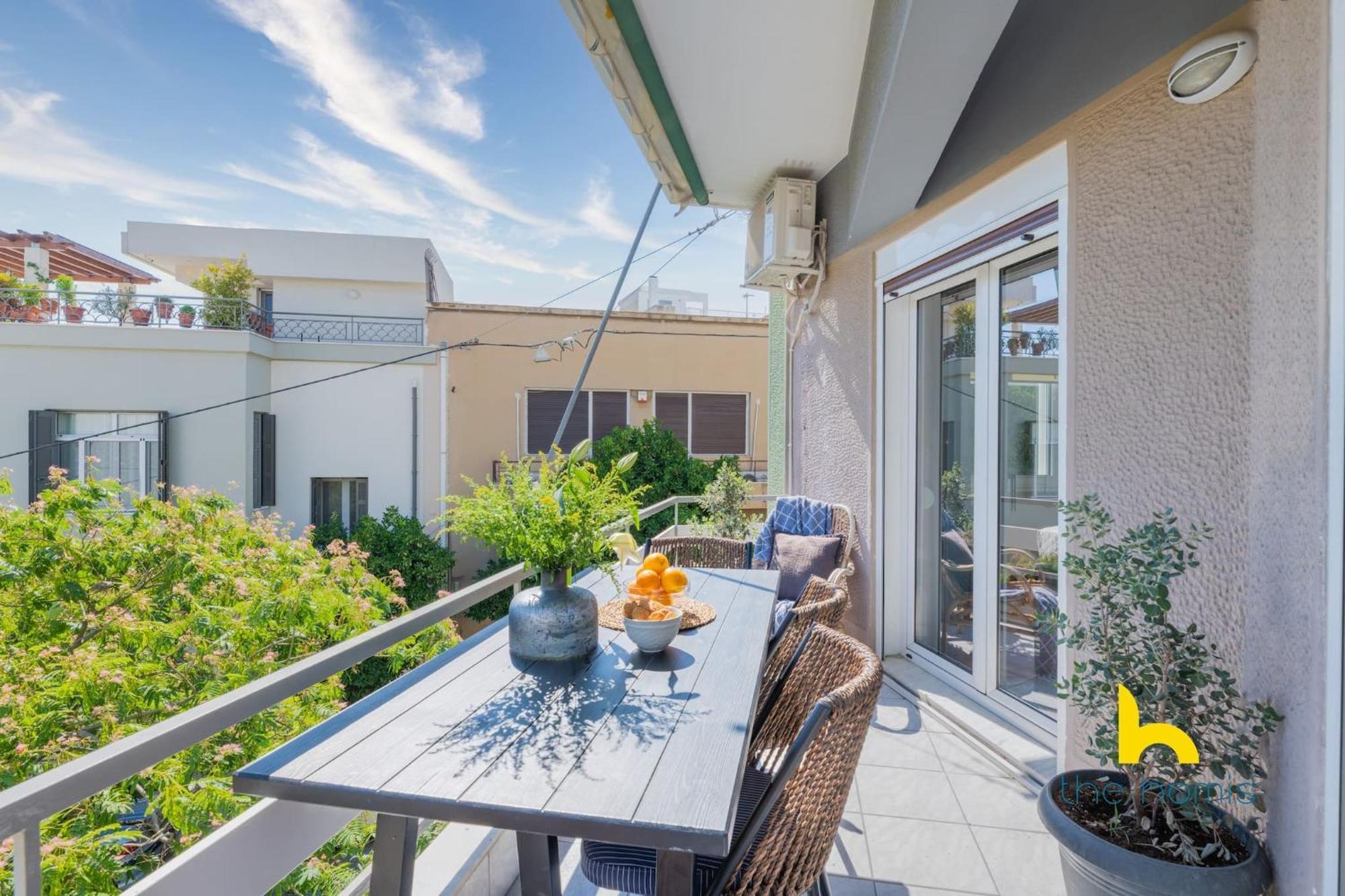 Sun-Splashed Sanctum With Big Balconies, Acropolis Athen Exterior foto